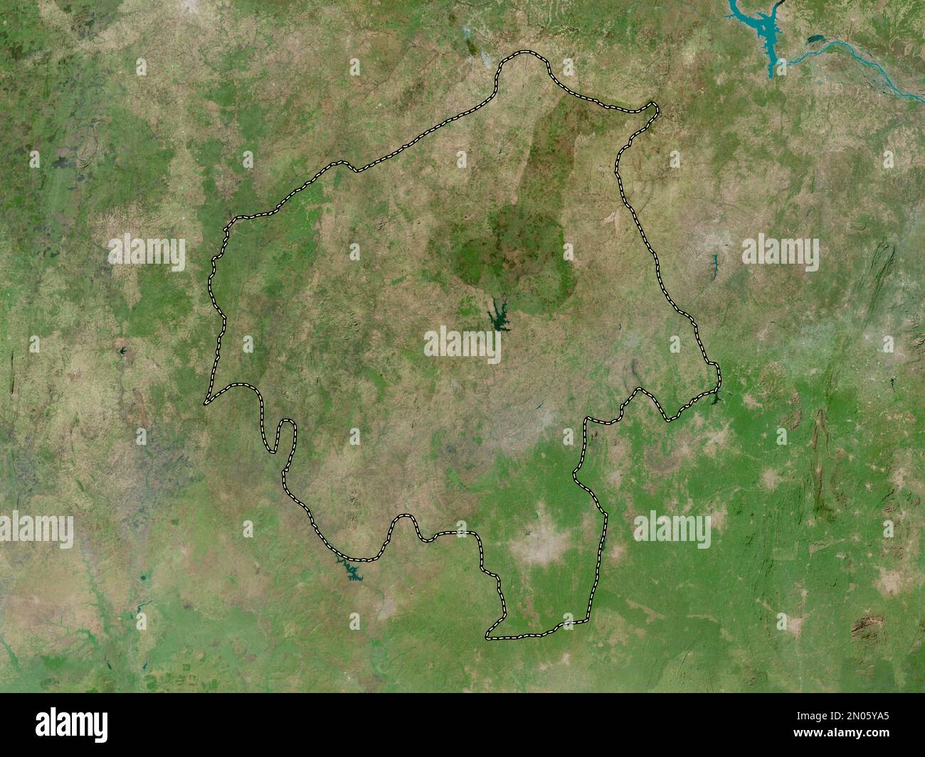 Oyo State Of Nigeria High Resolution Satellite Map Stock Photo Alamy