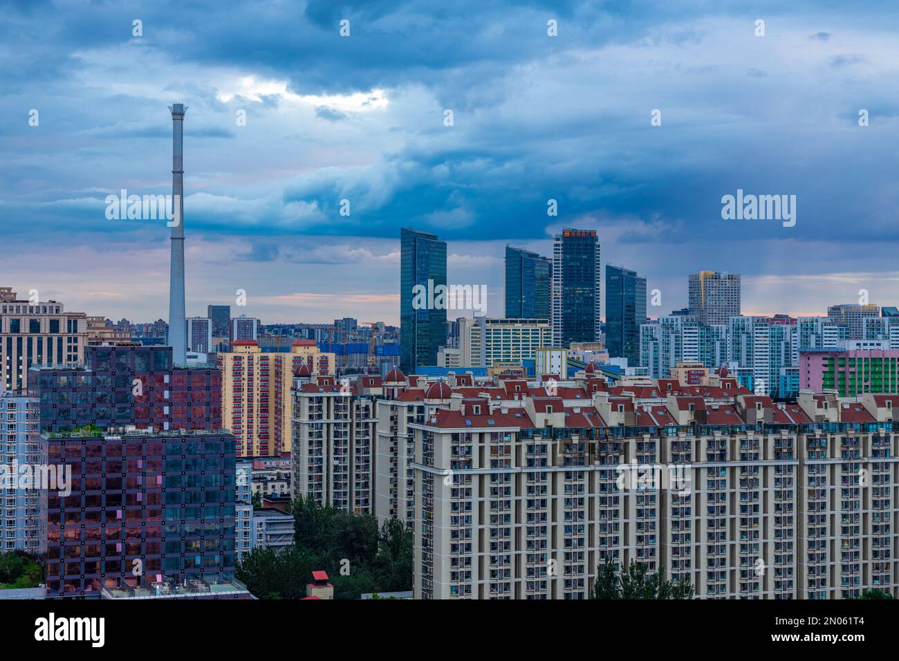 Beijing tongzhou residential Stock Photo - Alamy