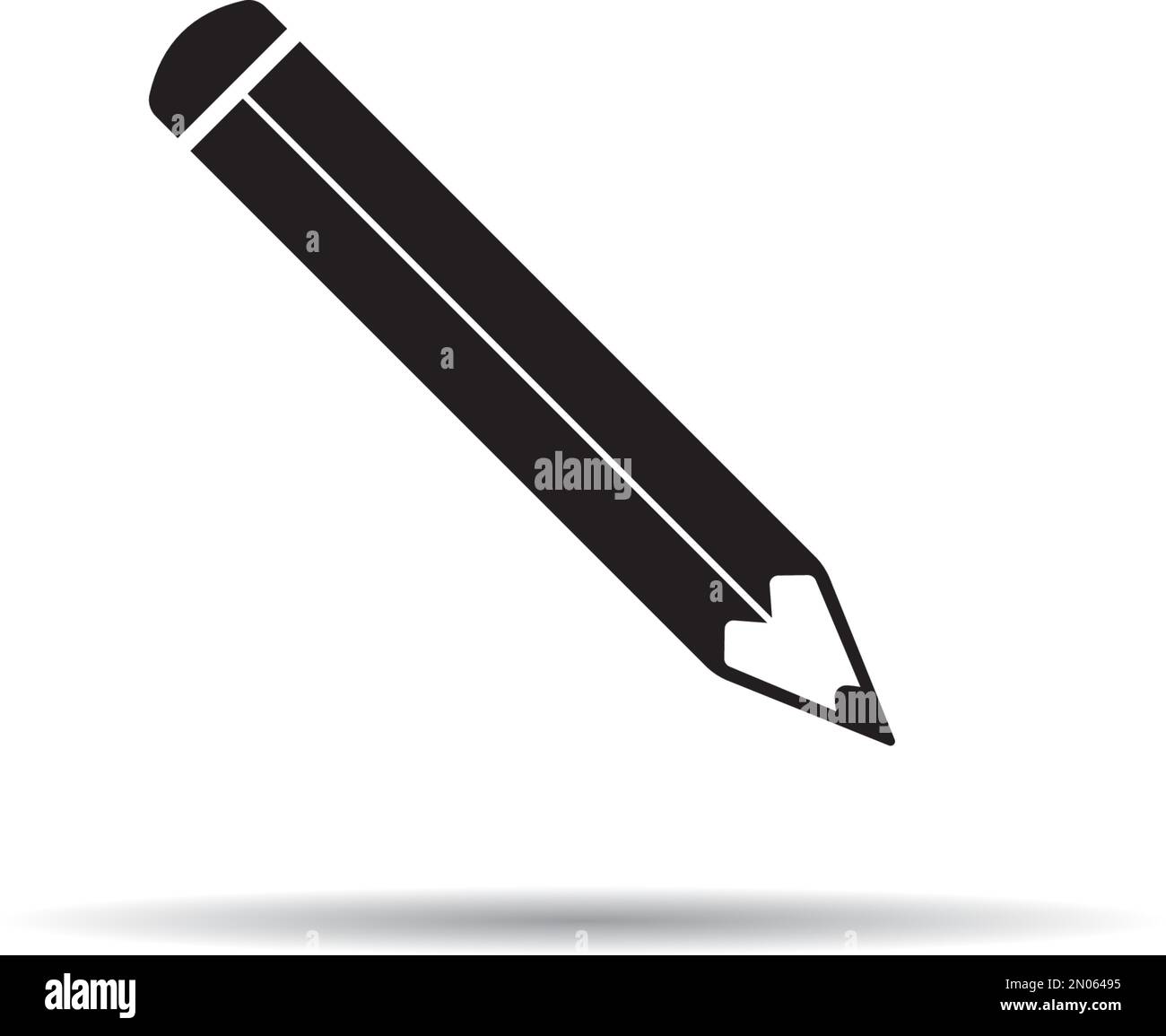Pencil icon vector design illustration Stock Vector Image & Art - Alamy