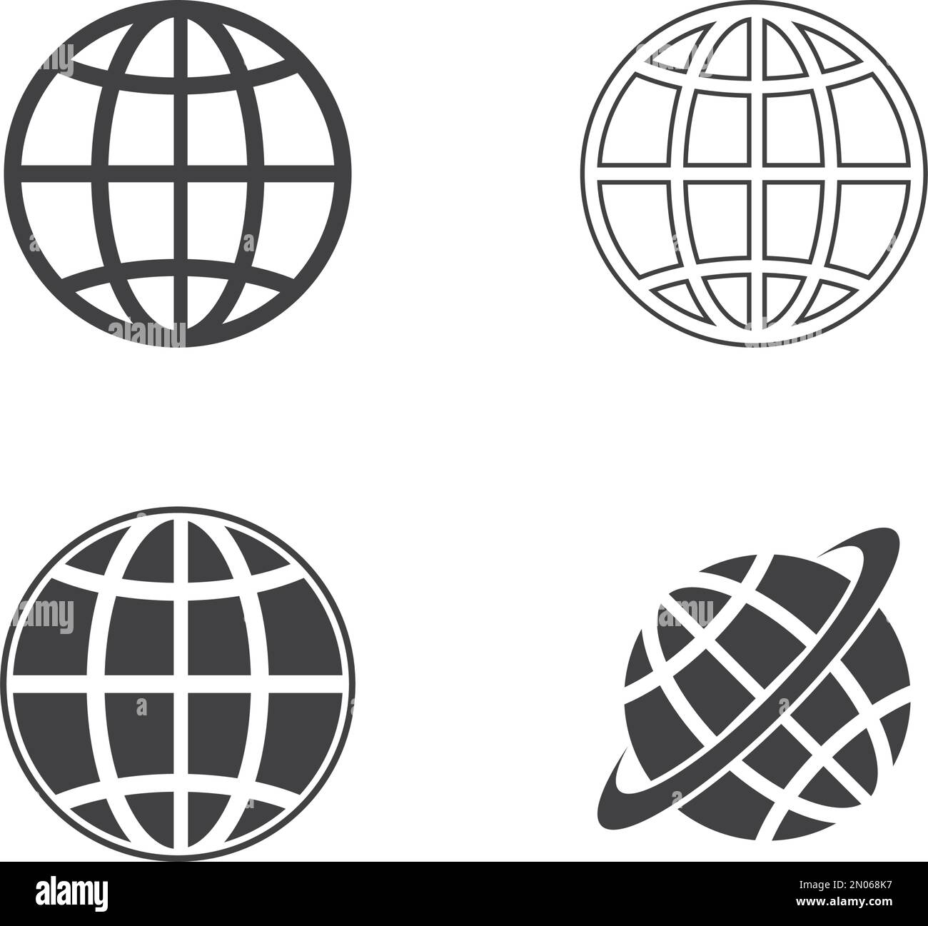 Globe logo vector design illustration Stock Vector Image & Art - Alamy