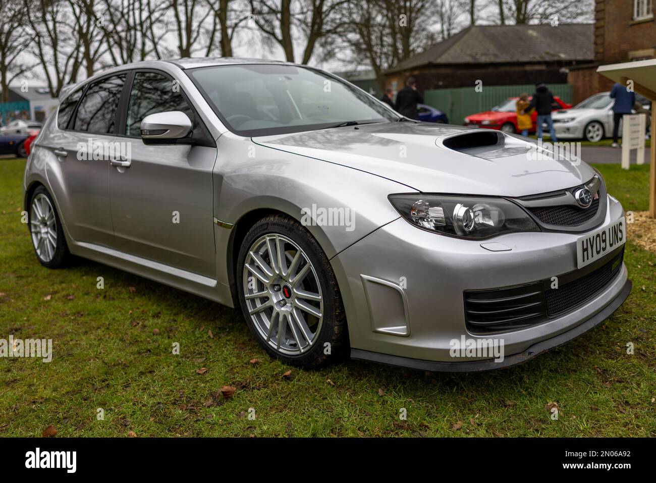Subaru Impreza WRX STI, on display at the Japanese Assembly held at Bicester Heritage Centre on the 29th January 2023. Stock Photo