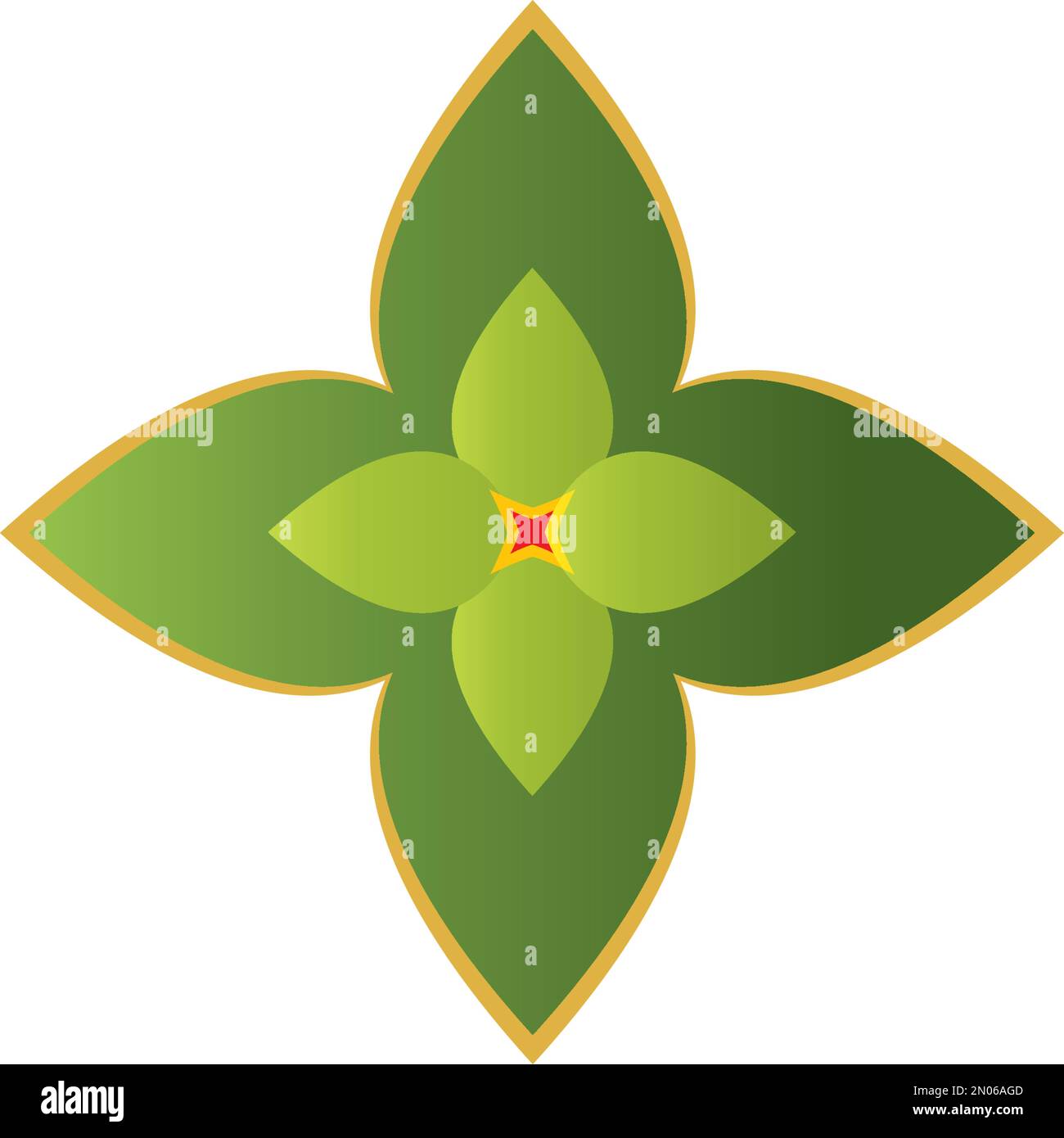 lotus logo vector illustration symbol design Stock Vector