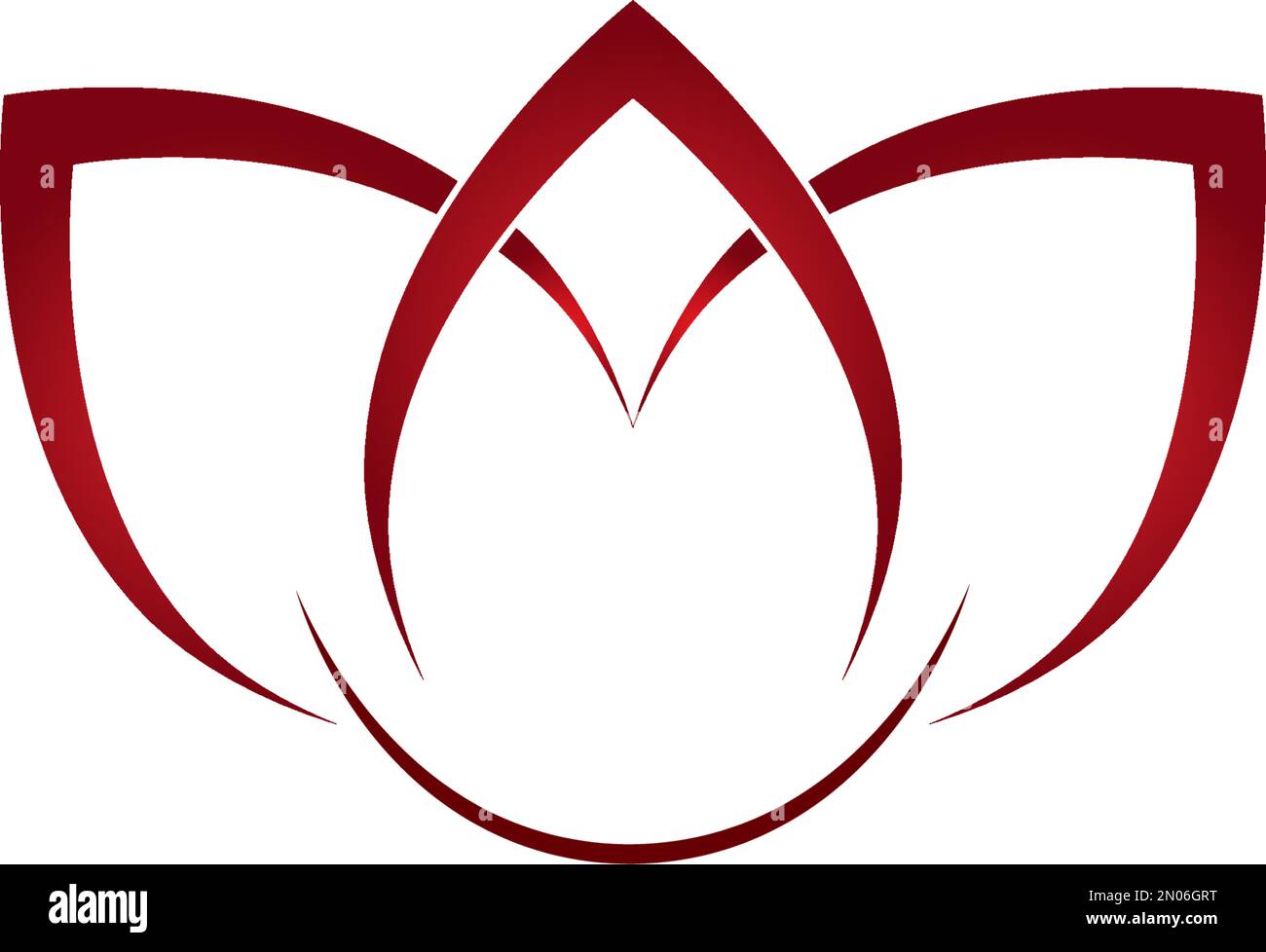 lotus logo vector illustration symbol design Stock Vector