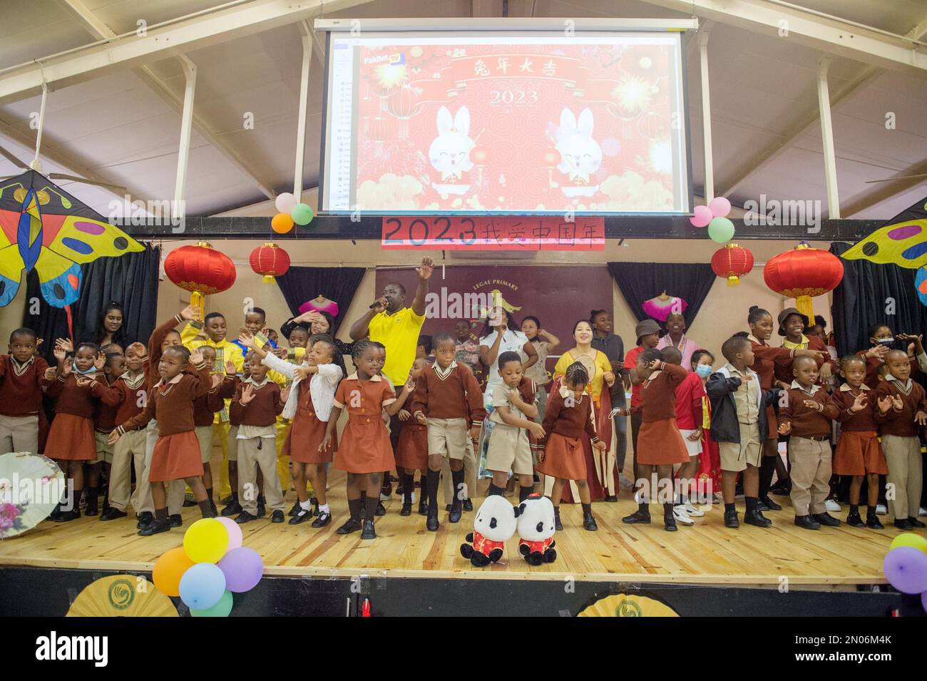 Gaborone Botswana 3rd Feb 2023 A Chinese Lunar New Year Celebration gaborone-botswana-3rd-feb-2023-a-chinese-lunar-new-year-celebration