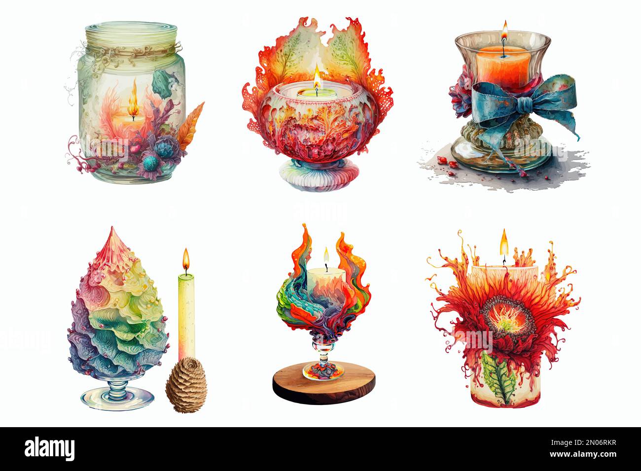 Advent candles drawing Stock Vector Images Alamy