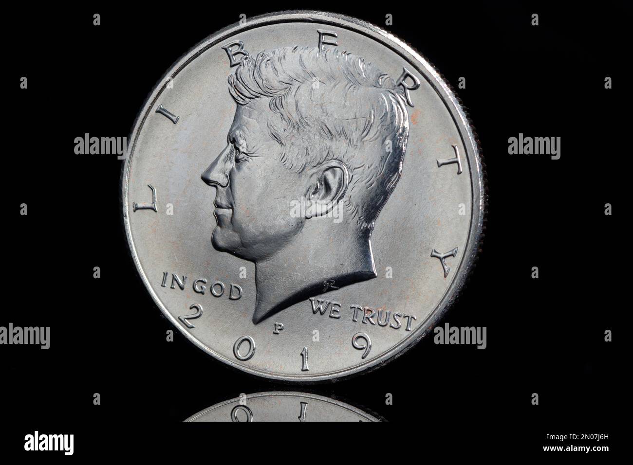 thumbnail image 2 of 2019 JFK Kennedy Half Dollar 2-Coin Set - Rose Gold Plated - Both P & D Mint Marks - Uncirculated 2 of 12