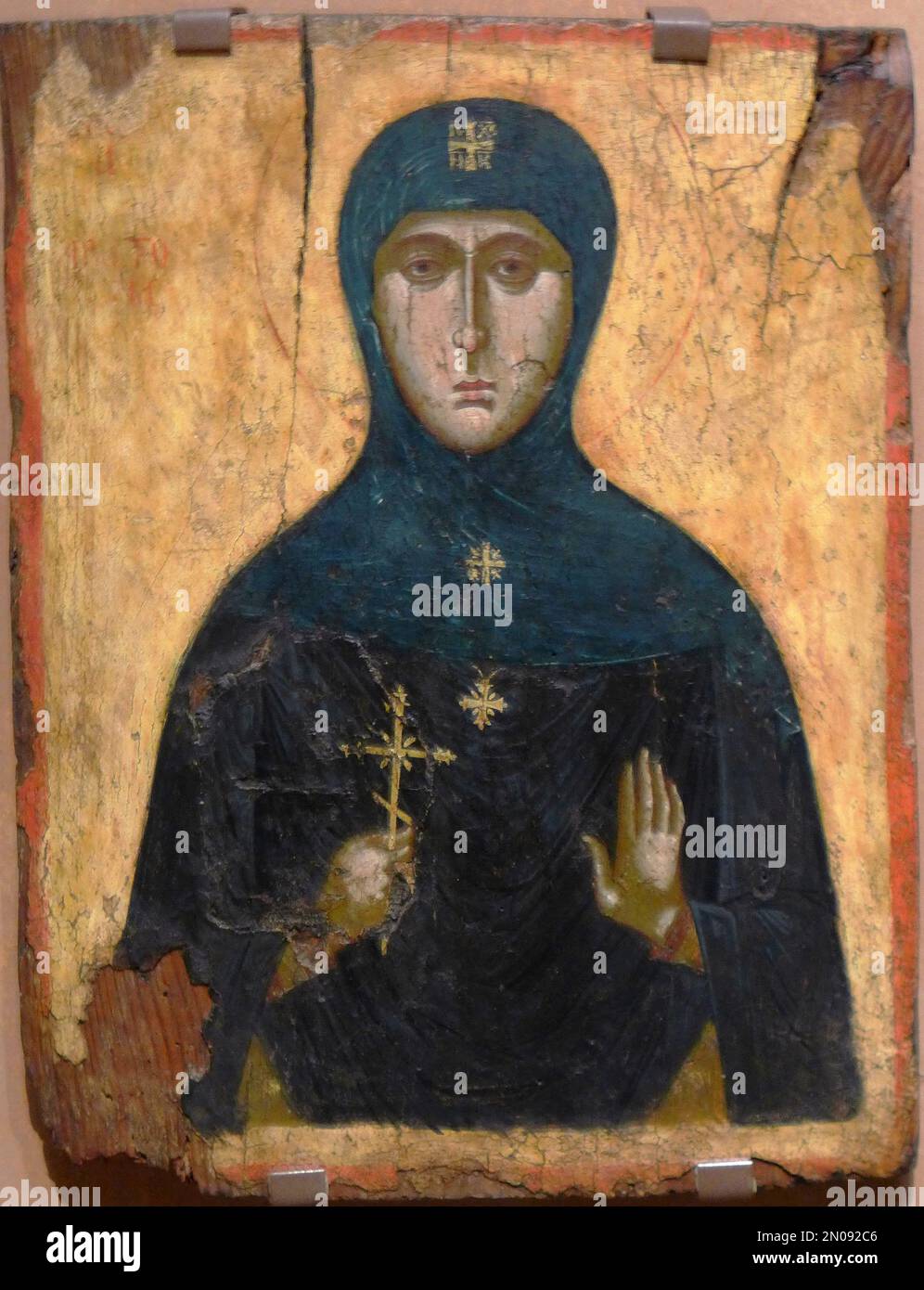 Icons in the Byzantine Museum, Thessaloniki, Greece Stock Photo - Alamy