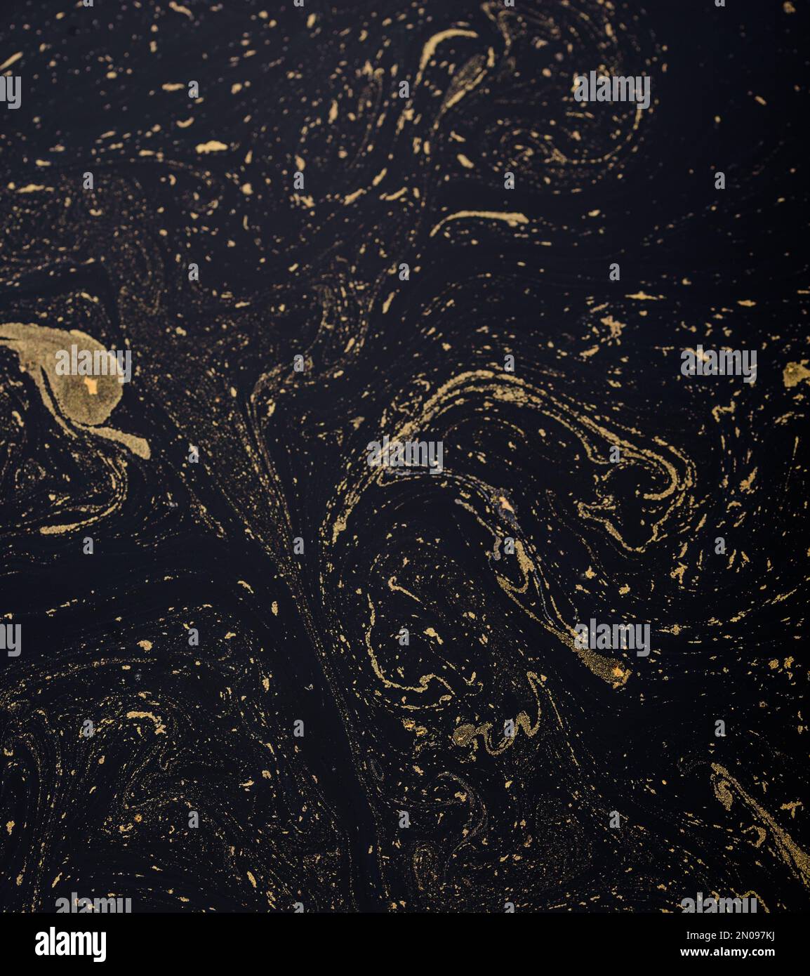 Abstract background with gold and black paint streaks Stock Photo Alamy