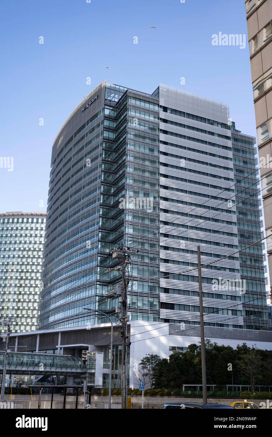 Yokohama, Kanagawa Prefecture, Japan. 5th Feb, 2023. Nissan Global Headquarters, the world