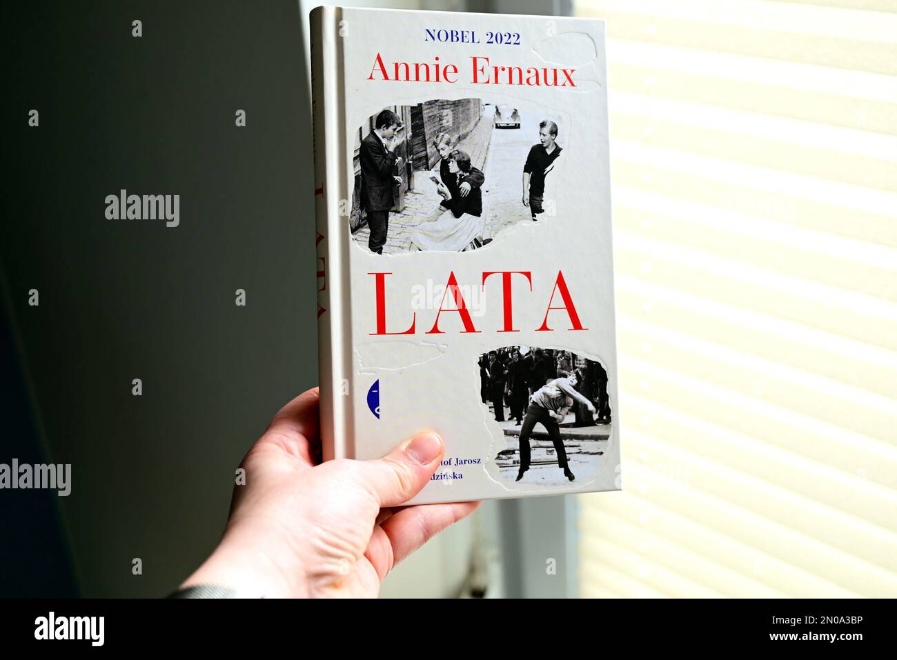 Lublin, Poland. 29 January 2023. Lata (The Years) Polish translation of Nobel Prize winner of 2022 Annie Ernaux Stock Photo