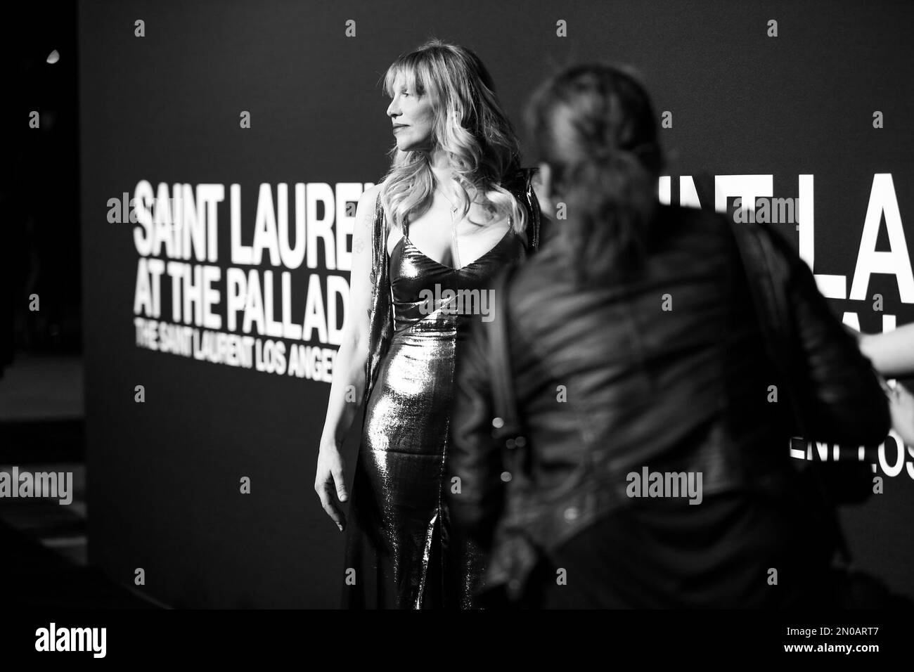Courtney Love arrives at Saint Laurent at the Palladium at the Hollywood Palladium on Wednesday Feb. 10 2016 in Los Angeles. Photo by Rich Fury Invision AP Stock Photo Alamy