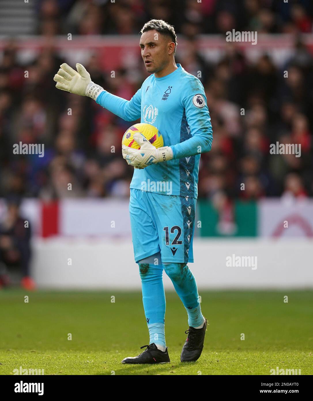 Goakeeper Navas Nottingham Forest goalkeeper Keylor Navas during the Premier League ...