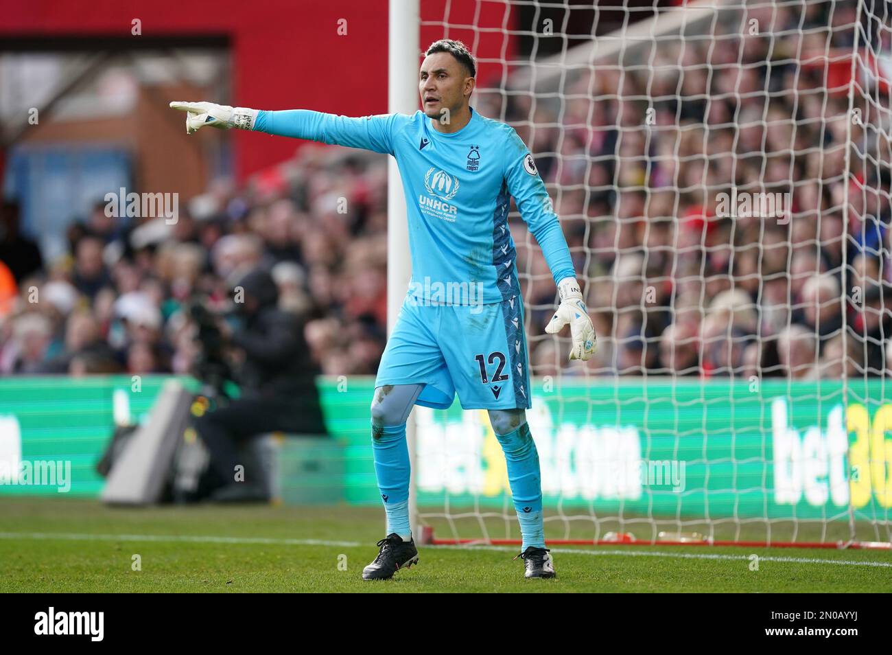 Nottingham Forest goalkeeper Keylor Navas during the Premier League ...