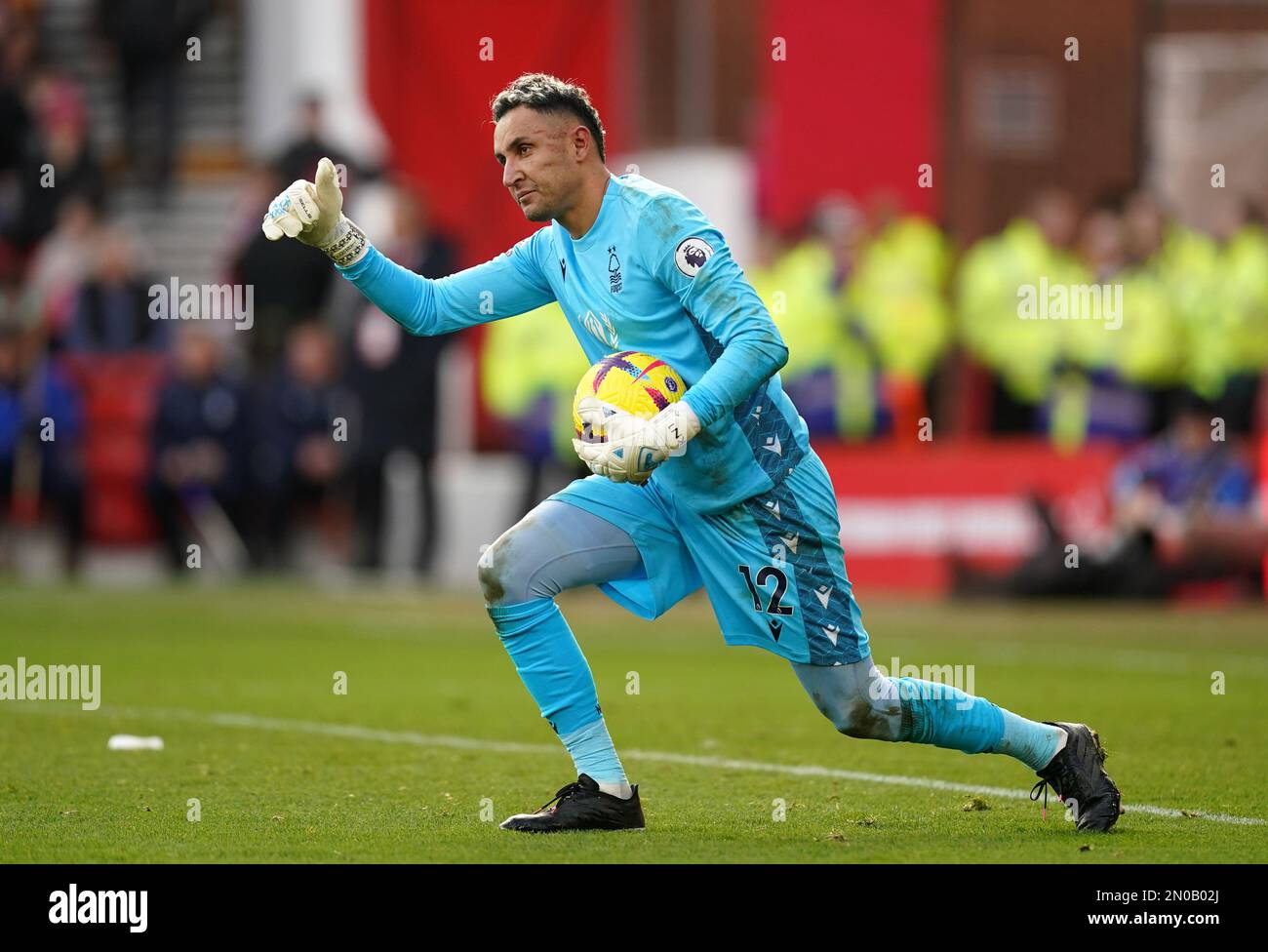Goakeeper Navas Nottingham Forest goalkeeper Keylor Navas during the Premier League ...
