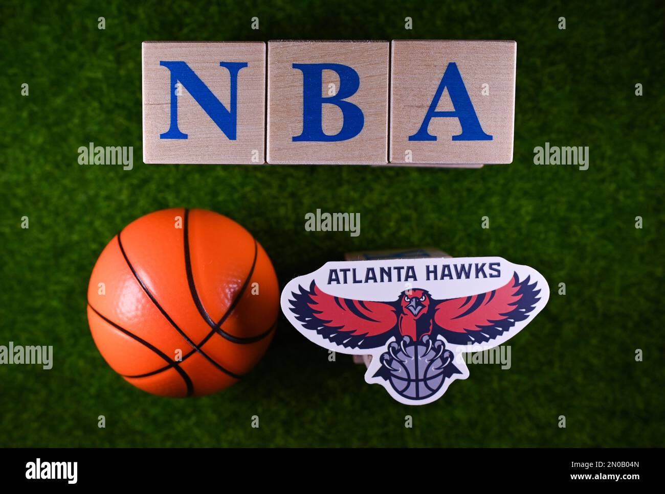 NBA National Basketball Association Team Logo Stickers Set of 30 Teams 4 X  3 Size