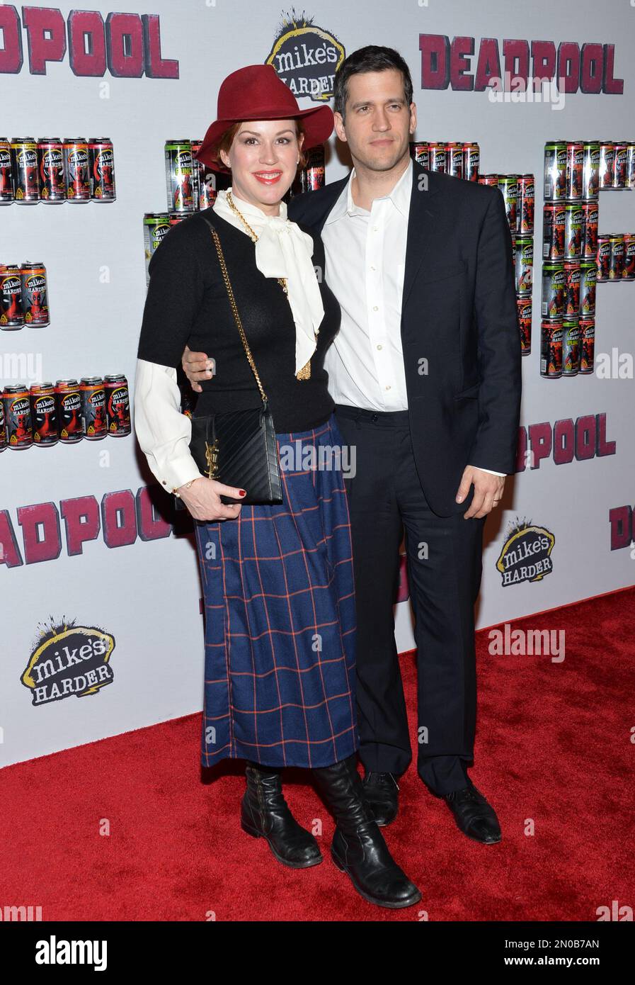 Actress Molly Ringwald and husband Panio Gianopoulos attend a special