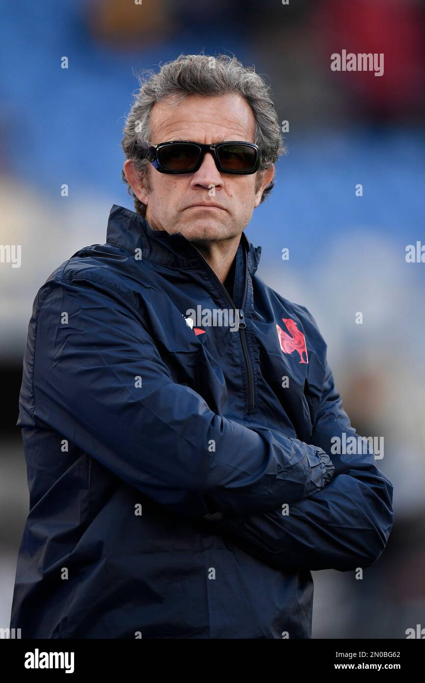 Rome, Italia. 05th Feb, 2023. Fabien Galthie head coach of France