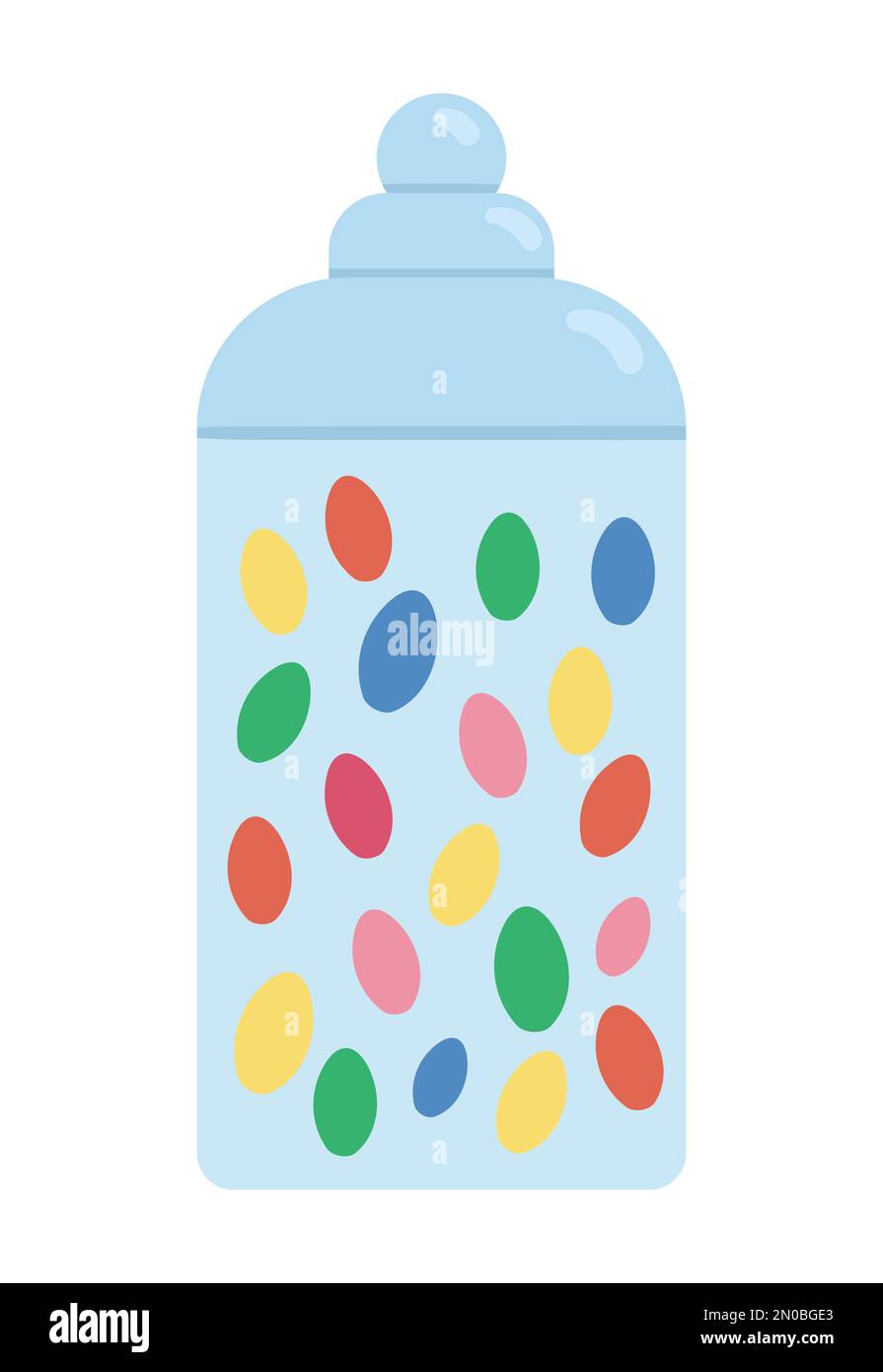 Jelly Bean Jar Clipart