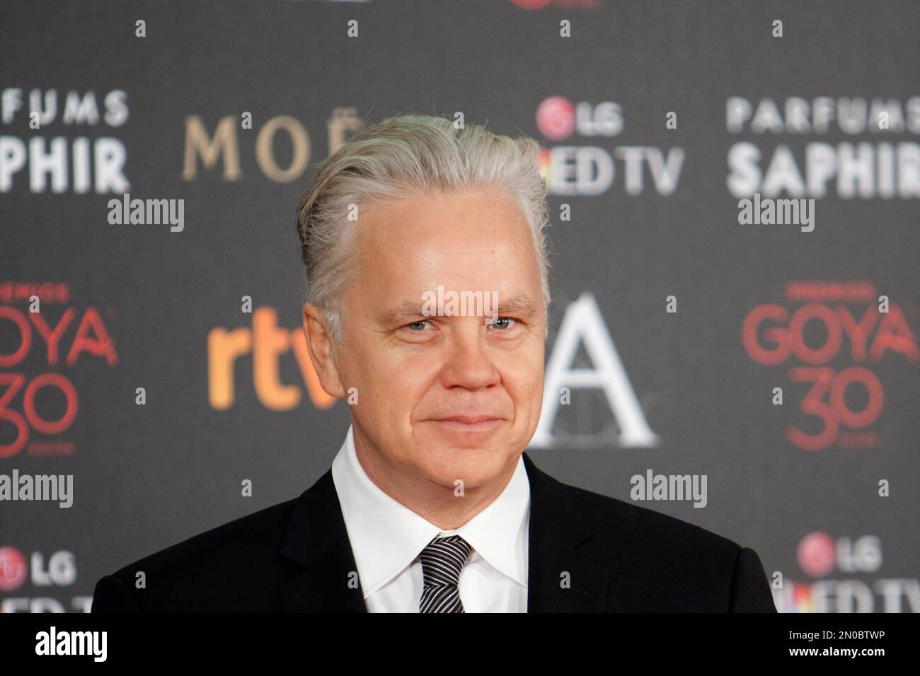 US Actor Tim Robbins Poses For Photographers Before The Goya Film us-actor-tim-robbins-poses-for-photographers-before-the-goya-film