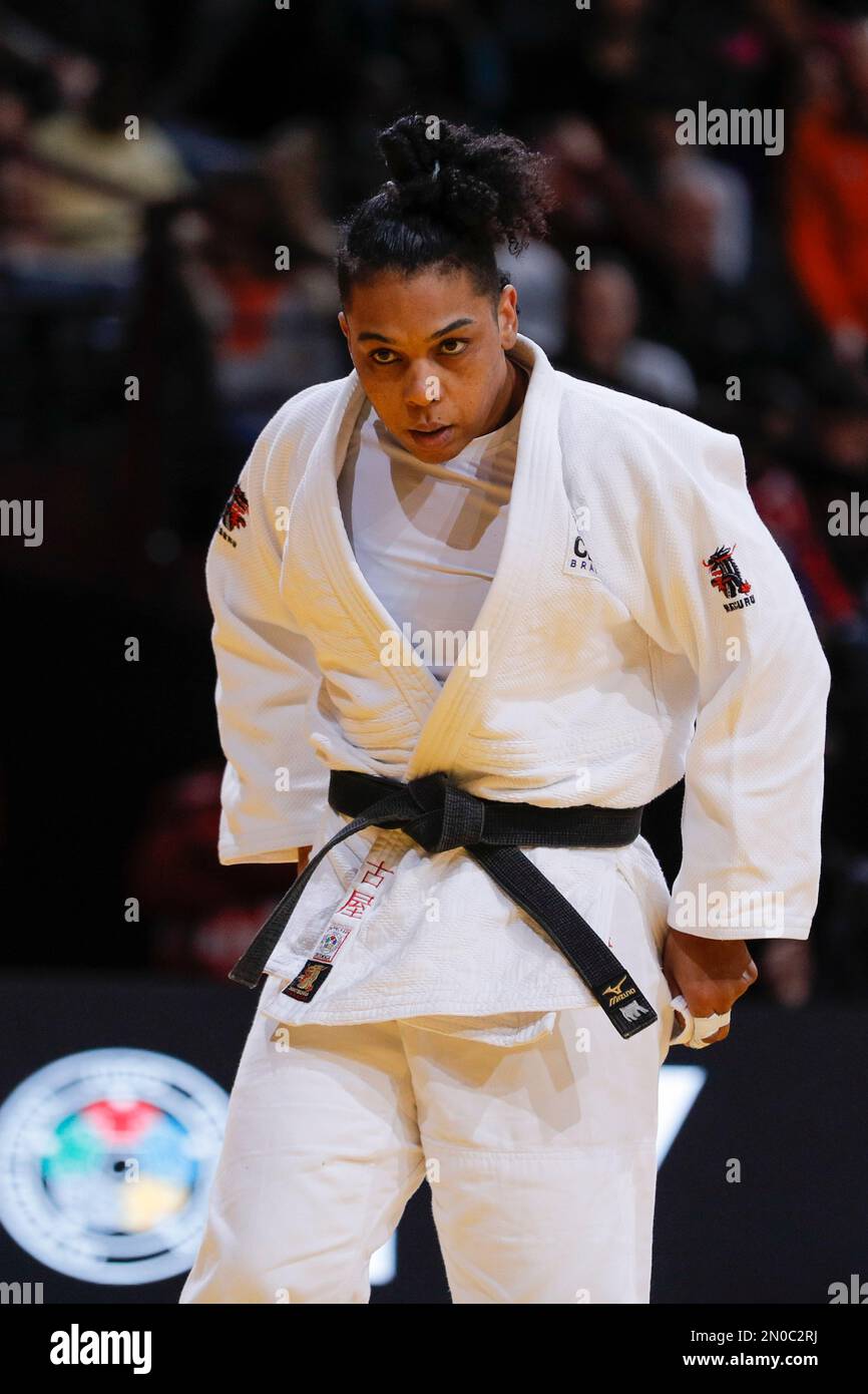 Samata Soares (BRA) won against Teresa Zenker (GER) during the International Judo Paris Grand Slam 2023 (IJF) on February 5, 2023 at Accor Arena in Paris, France - Photo Stephane Allaman / DPPI Stock Photo