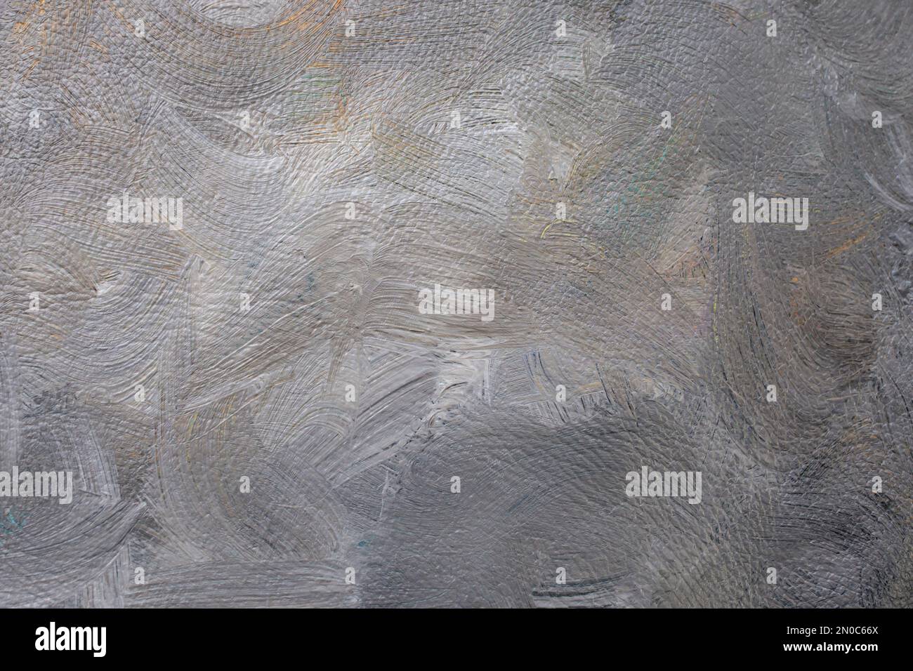 Wavy acrylic paint on leather texture, abstract background Stock Photo