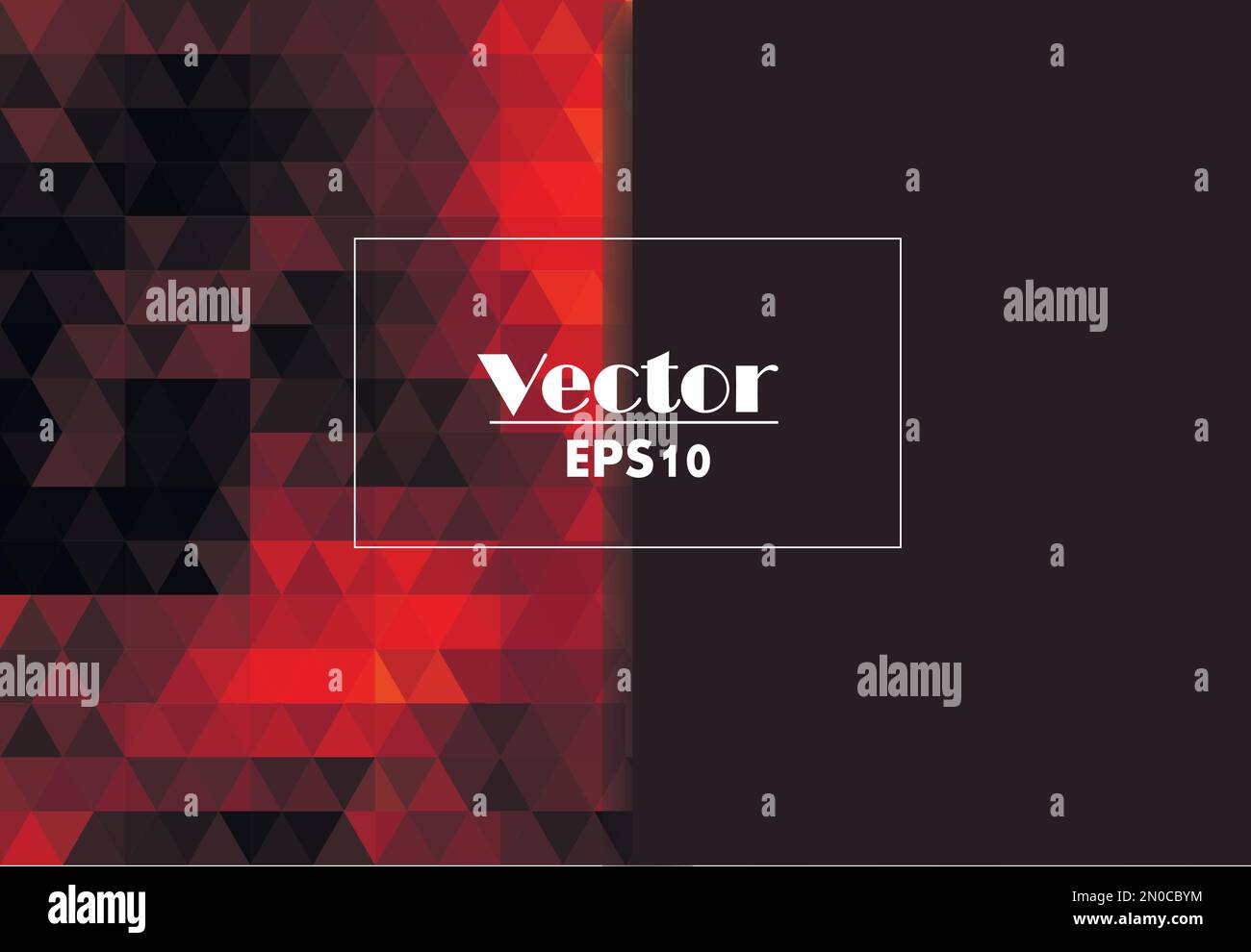 art black and red triangles abstract image digital vector background Stock Vector Image & Art