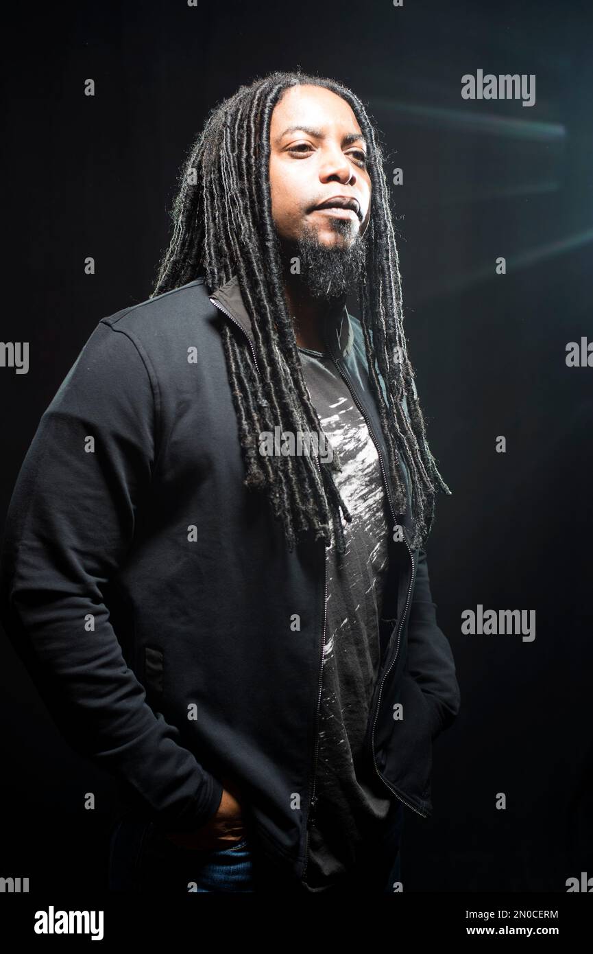 In This Jan. 27, 2016 Photo, Lajon Witherspoon, Lead Singer Of Sevendust, Poses For A Portrait