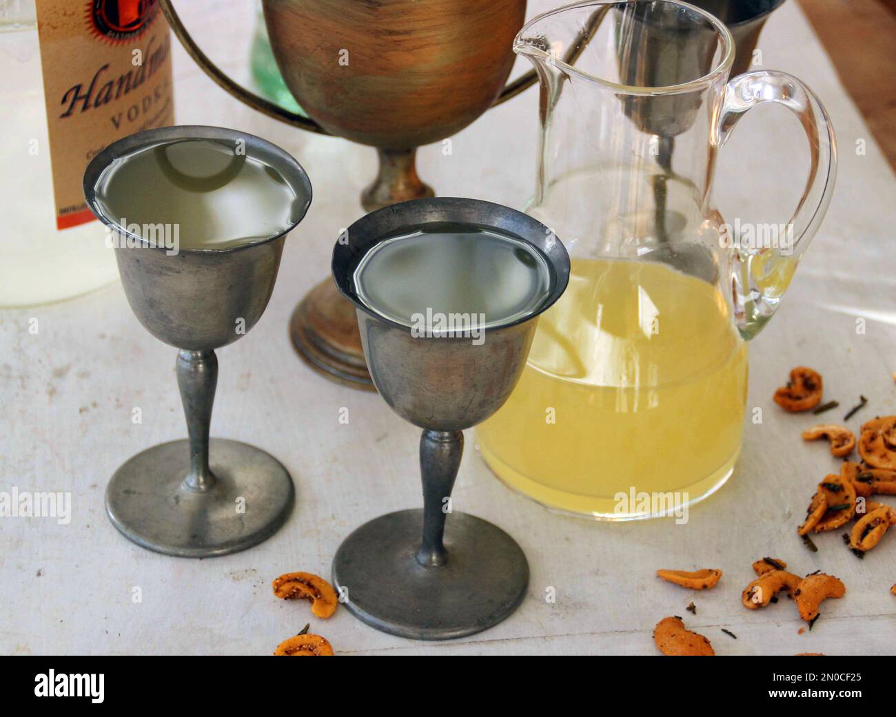 This Jan. 11, 2016 image shows a cocktail called a Monty Python and the ...