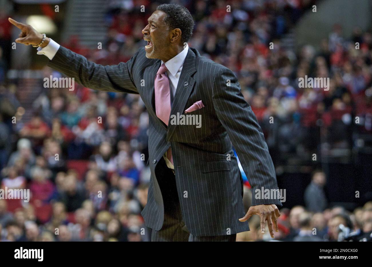 Minnesota Timberwolves head coach Sam Mitchell points during the second ...