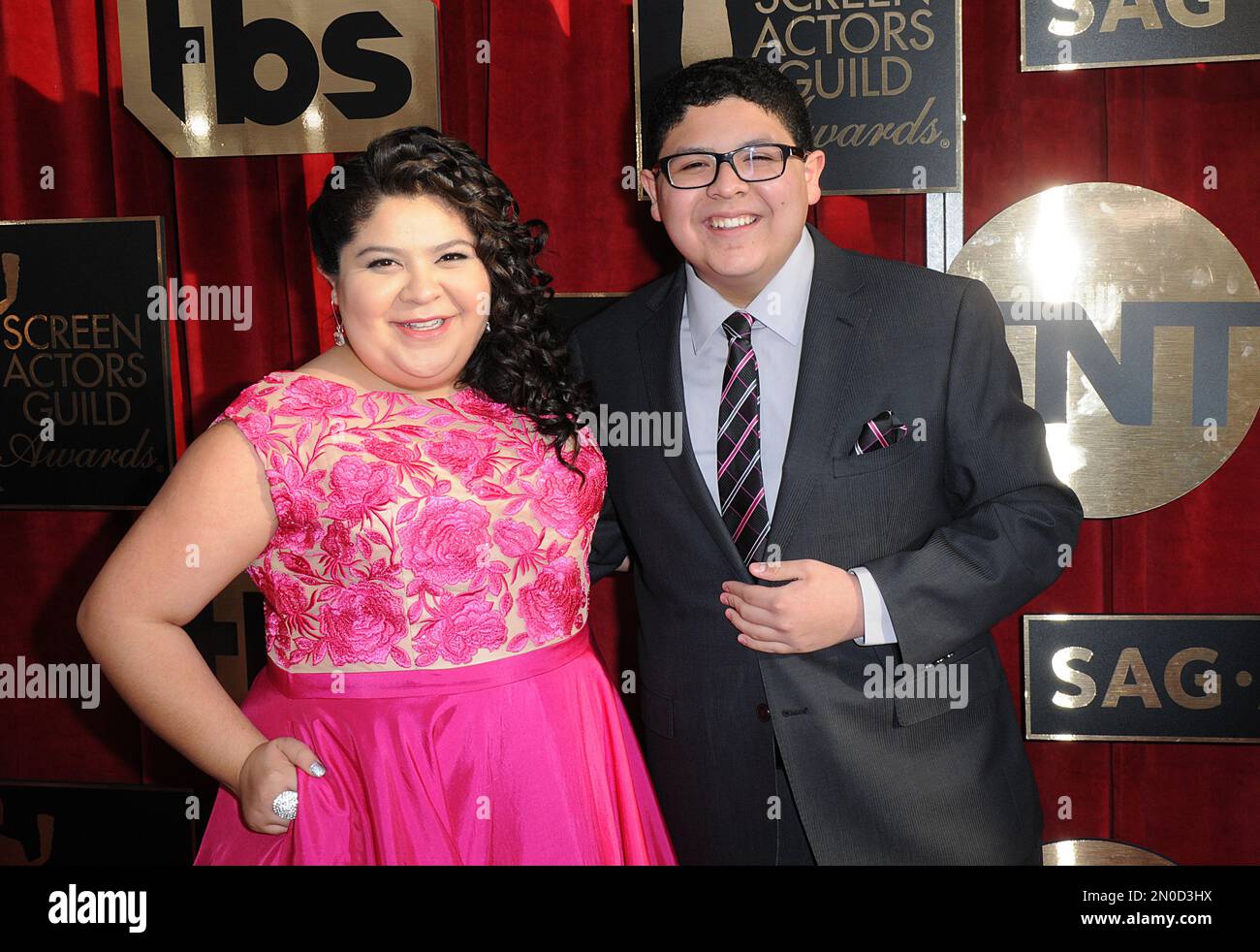 Raini Rodriguez, left, and Rico Rodriguez arrive at the 22nd annual ...