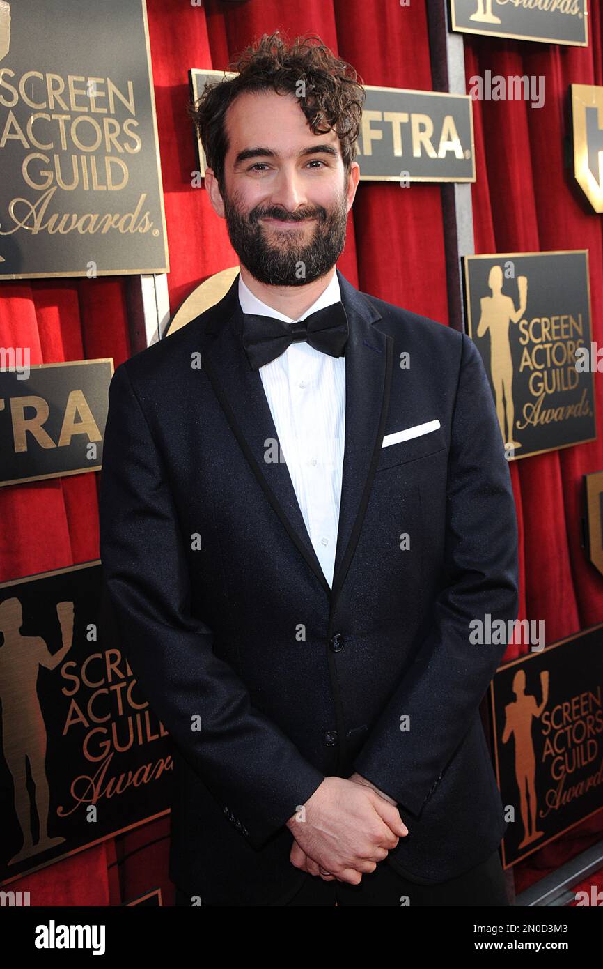 Jay Duplass arrives at the 22nd annual Screen Actors Guild Awards at