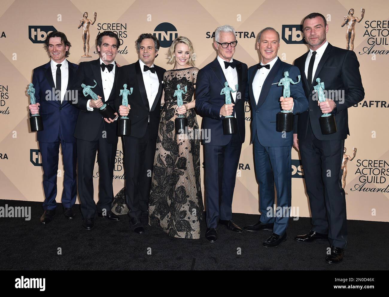 The cast of “Spotlight,” from left, Billy Crudup, Brian d'Arcy James ...