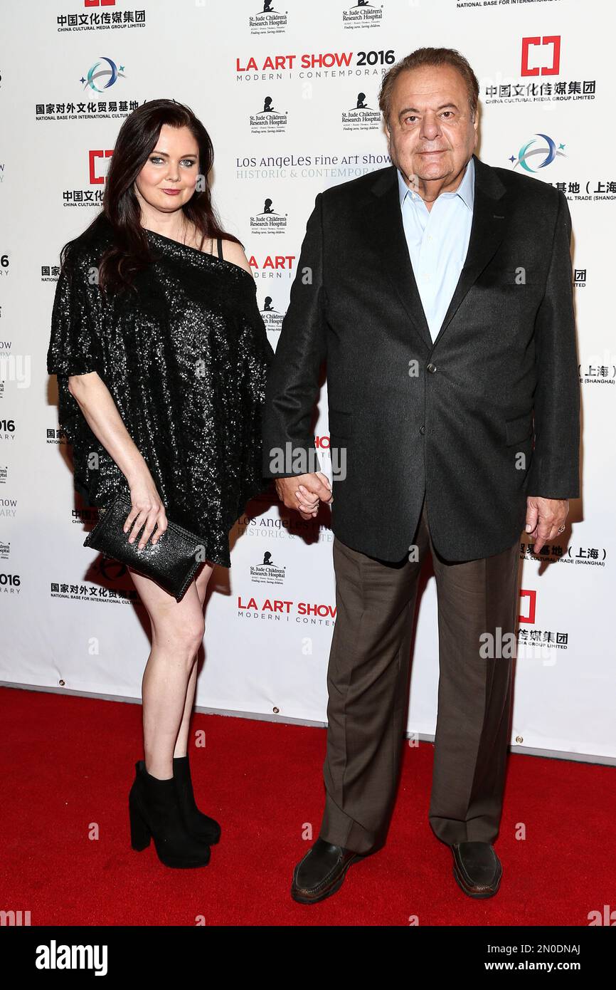 Paul Sorvino, right, and Dee Dee Benkie attends The LA Art Show and The