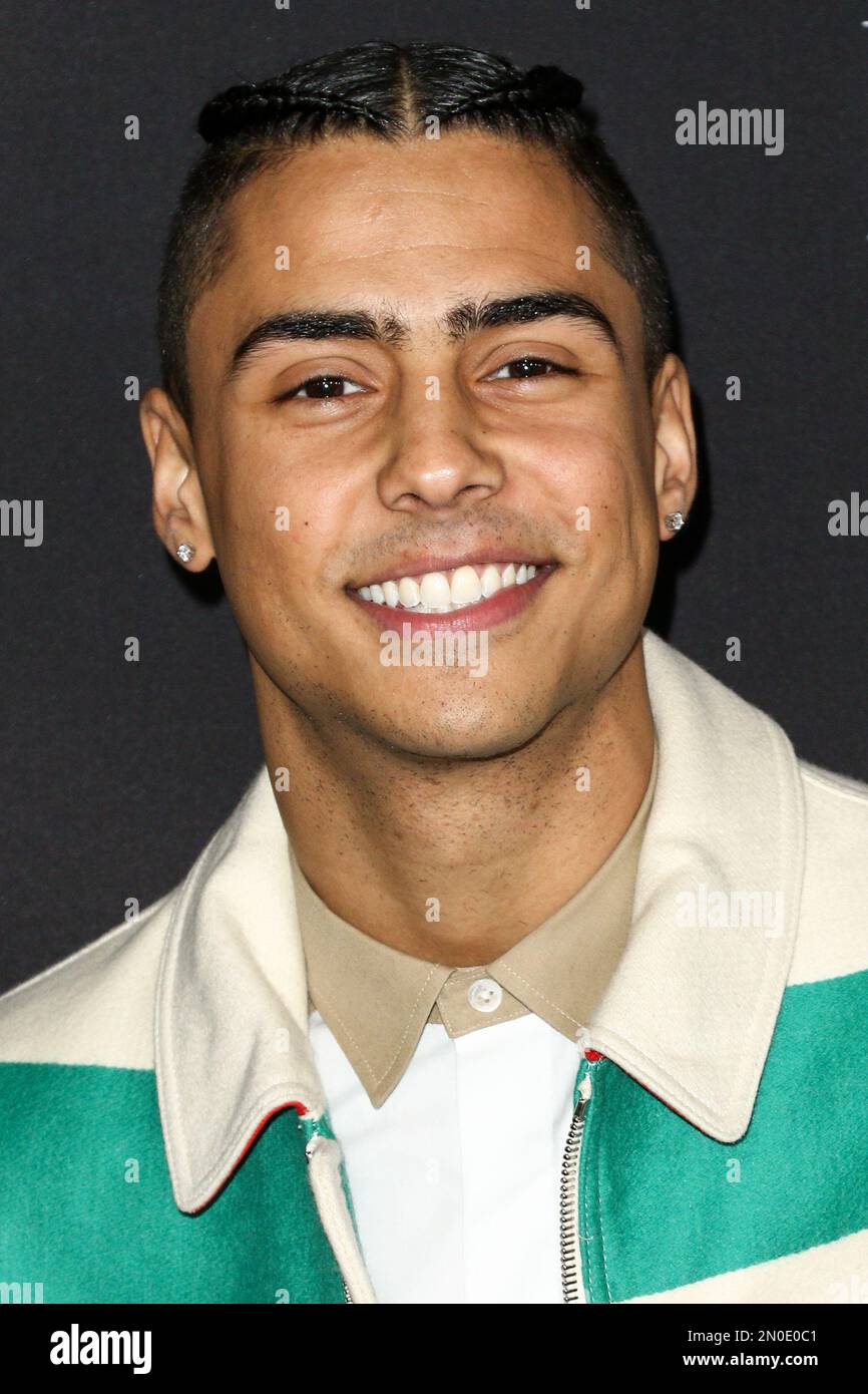 Quincy Brown attends the LA Premiere of "50 Shades of Black" held at