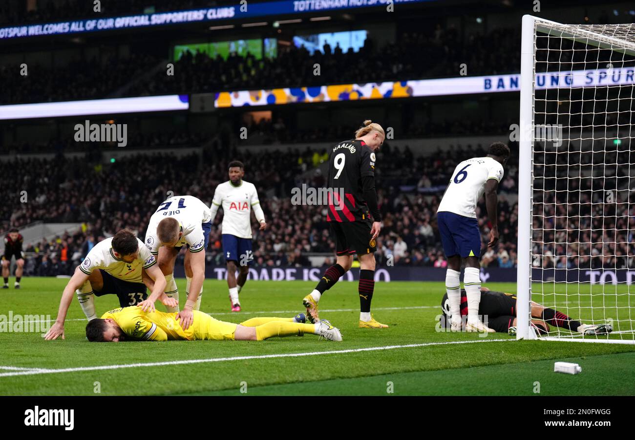 Tottenham Hotspur goalkeeper Hugo Lloris during the Premier League match at  the Tottenham Hotspur Stadium, London Stock Photo - Alamy