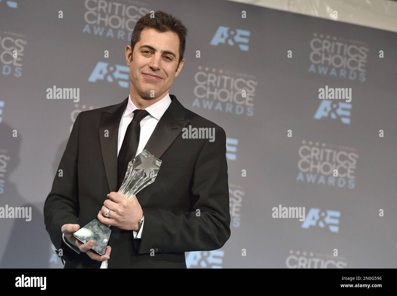 Josh Singer poses in the press room with the award for original ...