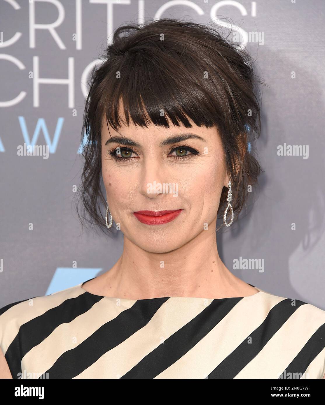 Constance Zimmer arrives at the 21st annual Critics' Choice Awards at