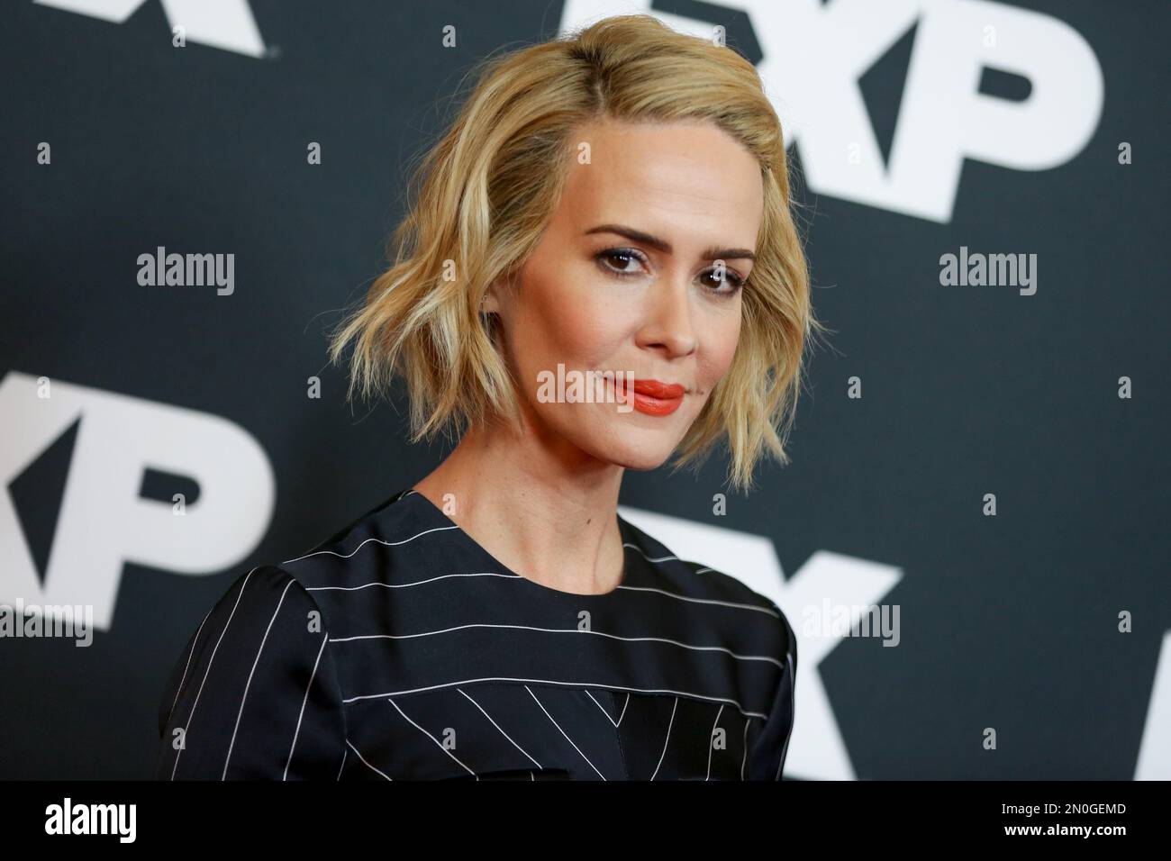Sarah Paulson arrives at the 2016 FX Winter TCA at the Langham ...