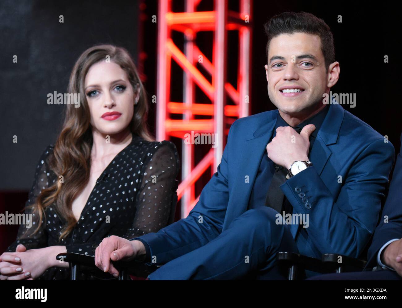 CARLY CHAIKIN at Mr. Robot Panel at 2016 Winter TCA Tour in