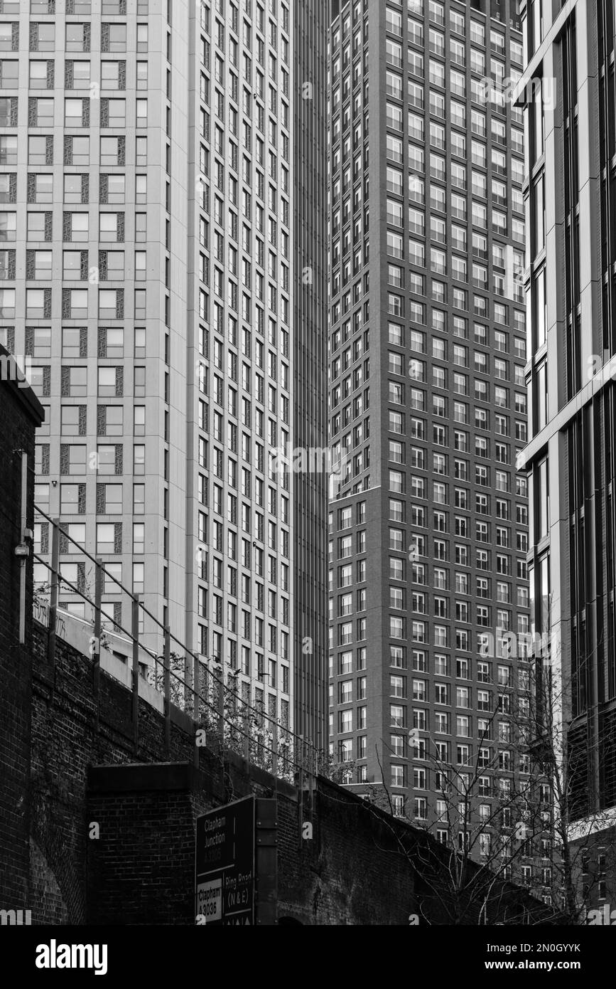 High rise architecture Black and White Stock Photos & Images Alamy