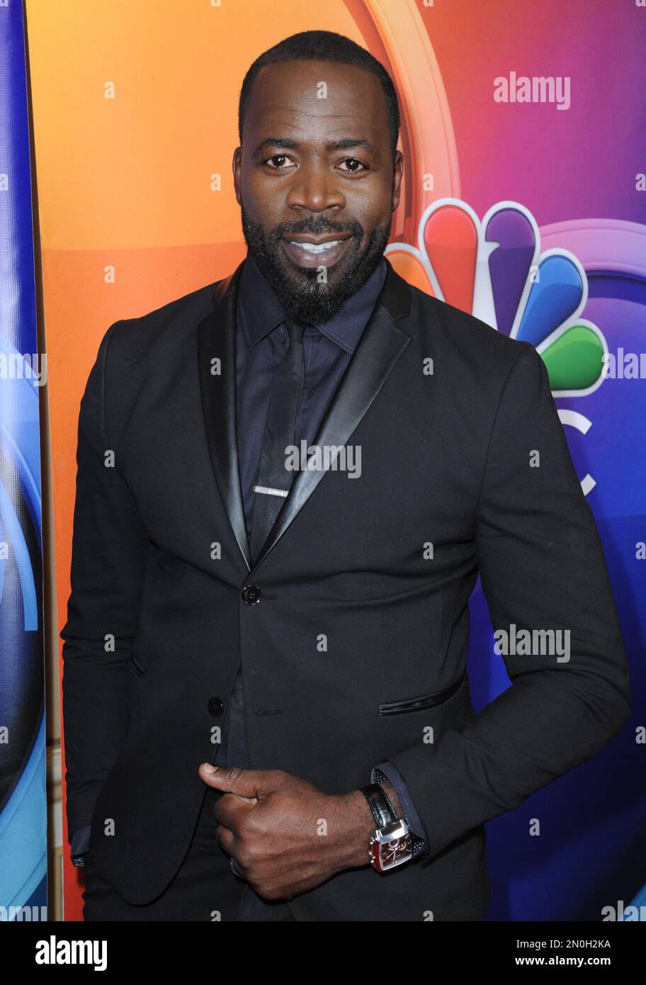 Demetrius Grosse arrives at the NBCUniversal Winter TCA at the Langham