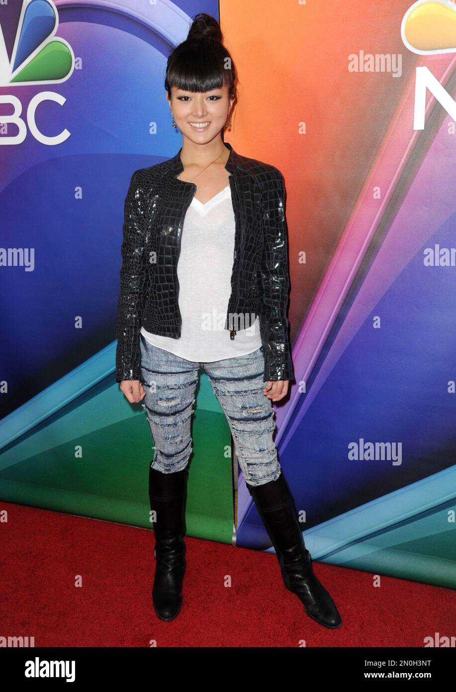 Kiki Sukezane arrives at the NBCUniversal Winter TCA at the Langham