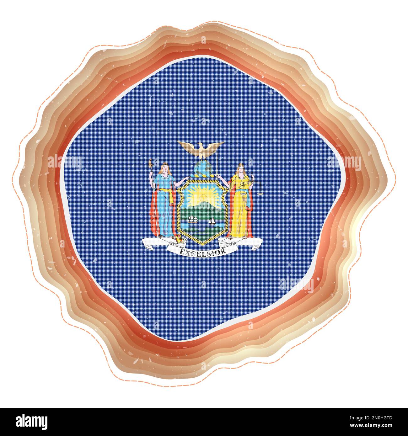 Official flag new york Stock Vector Images Alamy