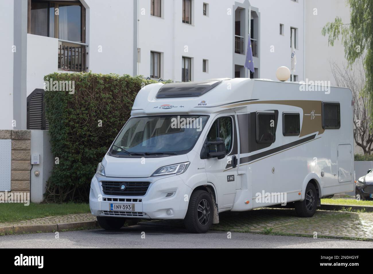Portugal, Vilamoura, 01 02 2023 motorhomecamper, motorhome on wheels