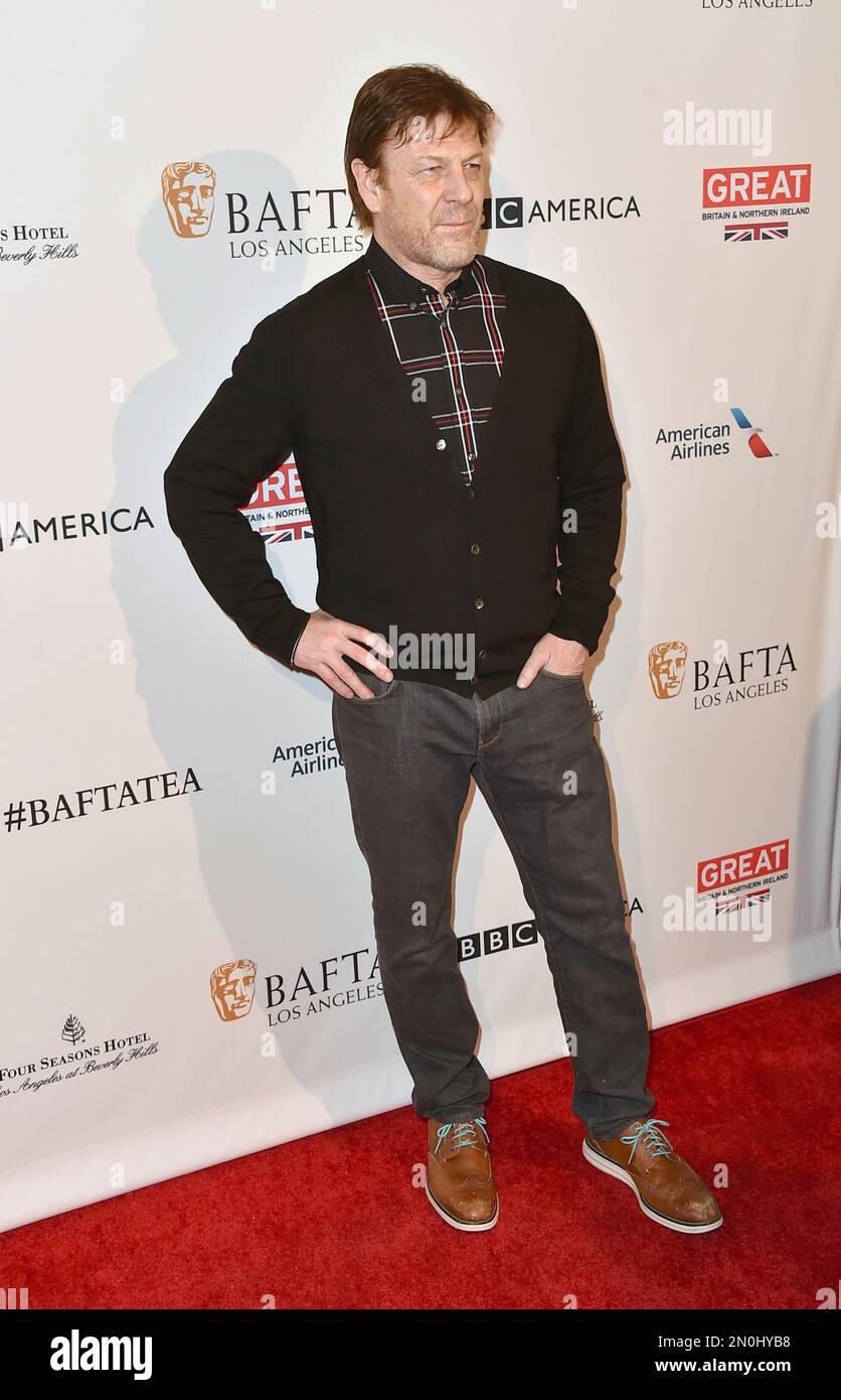 Sean Bean arrives at the BAFTA Awards Season Tea Party at the Four