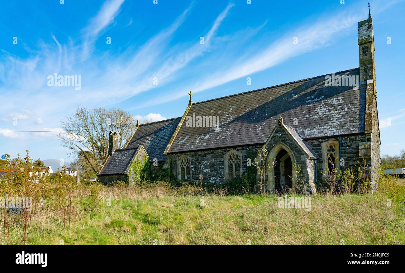 St Mary Magdelane's Church, Llanfaglan, Near Caernarfon, Gwynedd, North