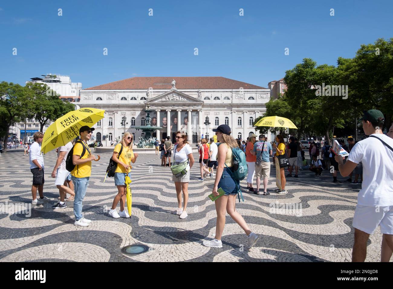 Umbrella tour guide hires stock photography and images Alamy