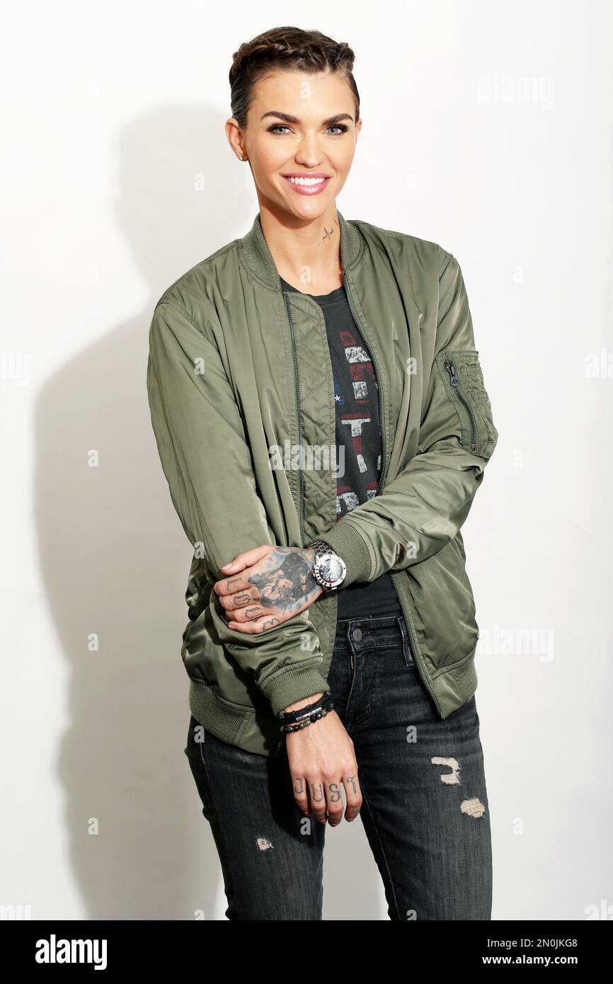 In this Tuesday, Jan. 5, 2016 photo, actress Ruby Rose poses for a ...