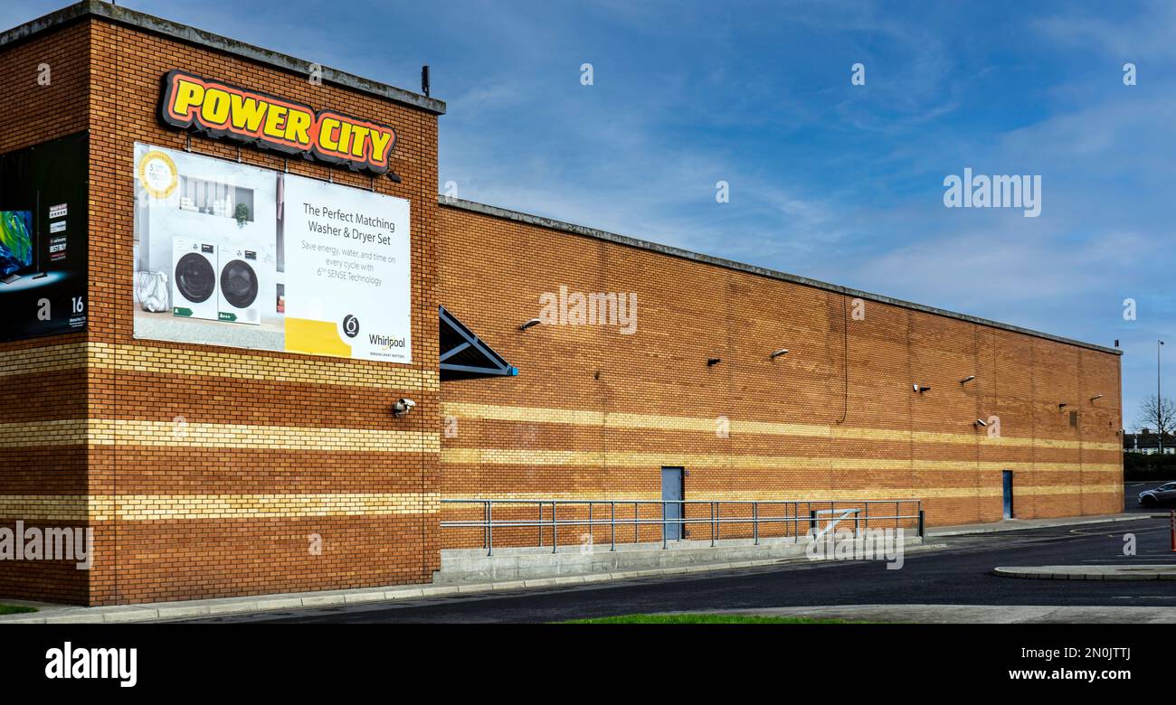The Powercity Retail Store in the Fonthill Retail Park in Dublin, Ireland. Stock Photo