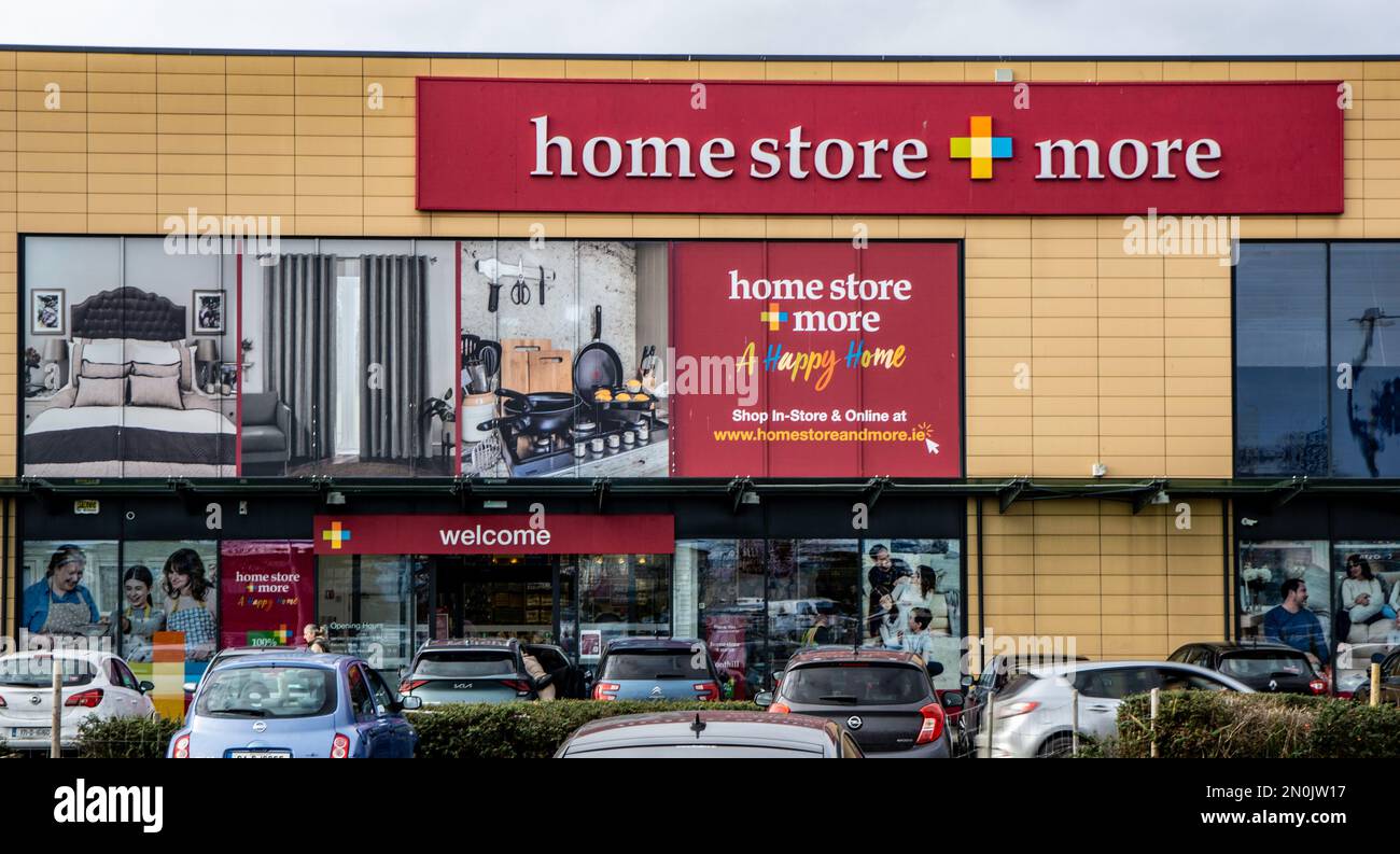 The Homestore and More Store In the Fonthill Retail Park in Dublin, Ireland. Stock Photo
